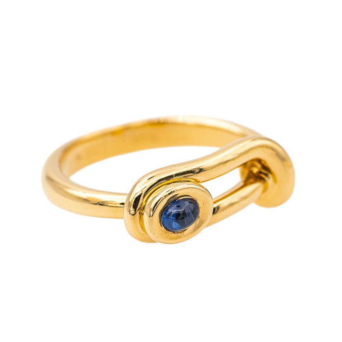 Bague 56 Hermès Bague  Or jaune Saphir 58 Facettes 4250493CN