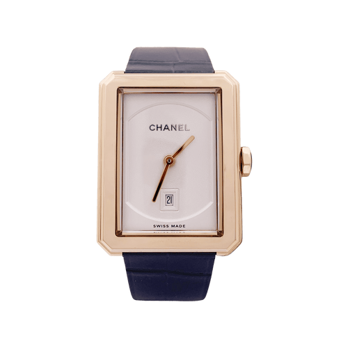 Montre Montre Chanel, "Boy-Friend" moyen modèle, en or beige. 58 Facettes 34474