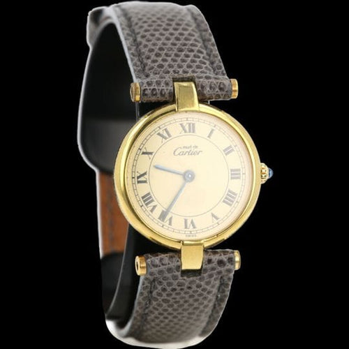 Montre Cartier Montre Must De Cartier Vermeil 58 Facettes MT41248
