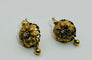 Boucles d'oreilles Boucles d'oreilles en or de style Art déco avec diamants 58 Facettes 50186