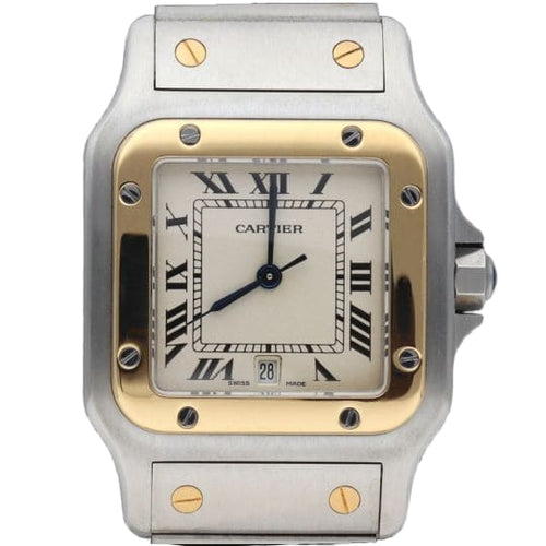 Montre Montre à quartz Cartier Santos Galbee 58 Facettes MT41293