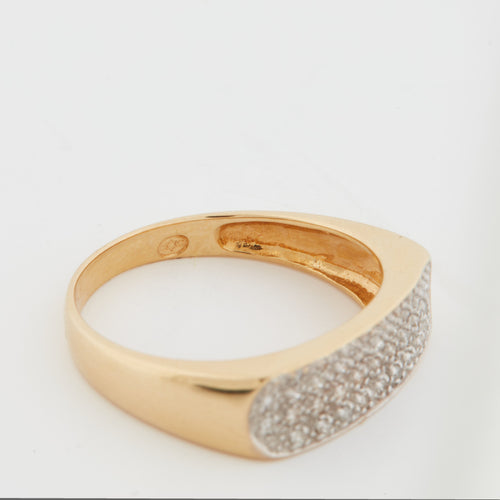 Bague 56 Bague Or 18 Carats et Diamant 58 Facettes RÉF 9102/17