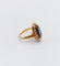 Bague 45 Bague marquise antique or jaune 18k ornée d'un camée représentant une jeune femme entourée de perles (circa 1900) 58 Facettes A04779