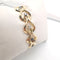 Bracelet Bracelet or jaune diamants et saphirs 58 Facettes