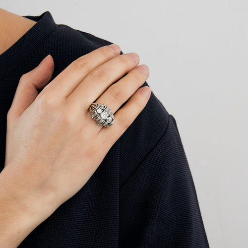 Bague BAGUE DES ANNEES 50 58 Facettes 31300533