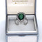 Bague 53 Bague Art déco émeraude diamant 58 Facettes