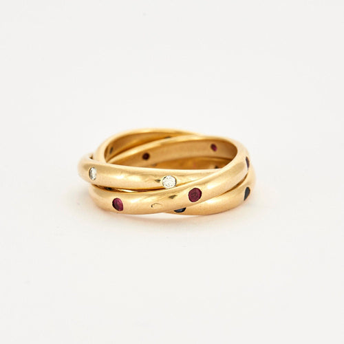 Bague 51 CARTIER – Bague Trinity Constellation 58 Facettes