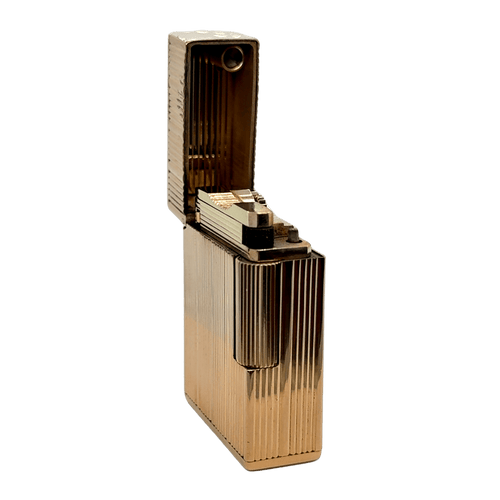 Briquet Vintage Or jaune - Collab Cartier & Dupont 58 Facettes 1.0000476/1