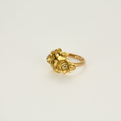 Bague 58 Bague en or jaune 58 Facettes CLA0971