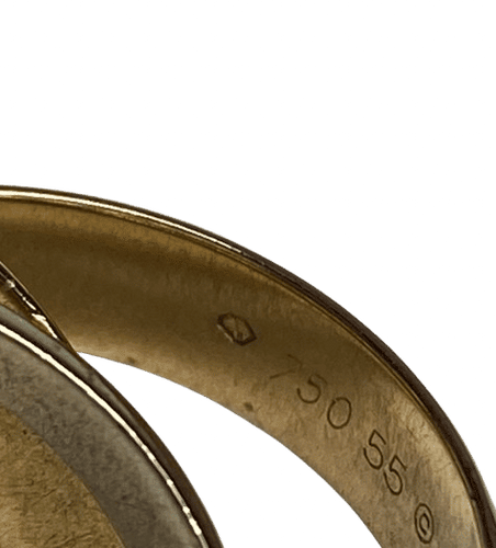 Bague 55 CARTIER - bague trinity grand modèle 3 ors 58 Facettes 240456