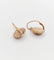 Boucles d'oreilles Dormeuses antique or rose 18k et perle (circa 1900) 58 Facettes A05899