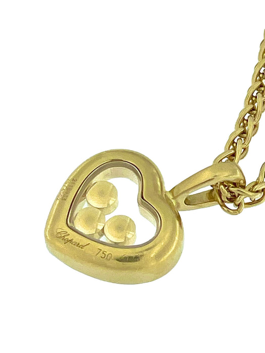CHOPARD - Happy Diamond heart pendant necklace in yellow gold