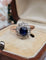 Bague 51,5 Bague Marguerite Or rose, Platine, Saphir, Diamants 58 Facettes 387