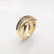 Bague 54 Bague or jaune saphirs et diamants 58 Facettes