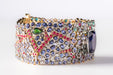 Bracelet VAN GOLLER - Bracelet Manchette or jaune et tanzanite 58 Facettes BMZ