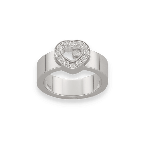 Bague 53 Bague Chopard Happy Diamonds Or Gris 18k Diamants de 2021. Taille 53. Ref : 822936 58 Facettes FB10384