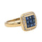 Bague 53 Bague Or jaune Saphir, Diamant 58 Facettes 3629454CN