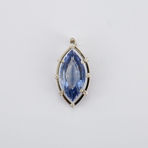 Pendentif Pendentif Diamants Or Blanc 58 Facettes