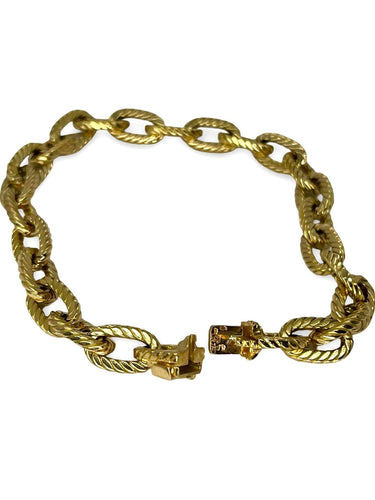 Bracelet Bracelet Boucheron Vintage or jaune 58 Facettes 71001