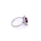 Bague 50 Bague marguerite rubis et diamants 58 Facettes 46