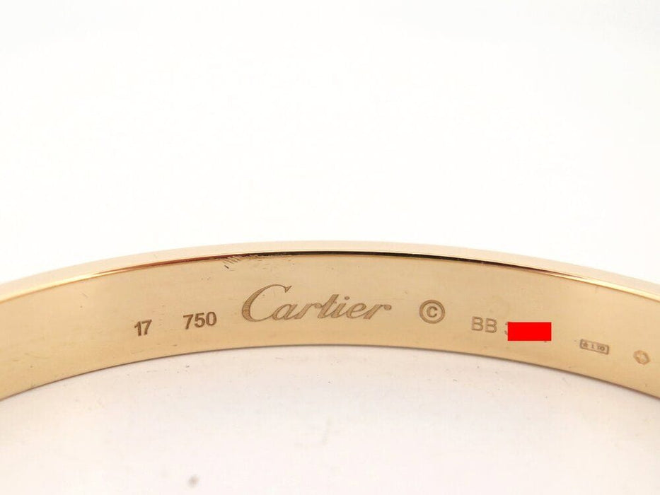 Bracelet CARTIER - Bracelet Jonc Love Anniversary Or Jaune Diamant 58 Facettes 265205