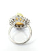 Bague 55 Bague en or blanc avec opale et diamants 58 Facettes