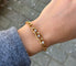 Bracelet bracelet en or et diamants Old Mine 18 carats 58 Facettes
