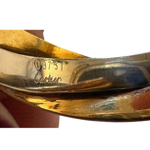 Boucles d'oreilles CARTIER - Clips d'oreille 'Trinity" - en 3 ors 58 Facettes