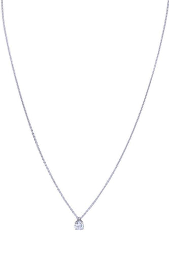 Collier COLLIER DIAMANT SOLITAIRE 0.65 CARAT 58 Facettes 078021