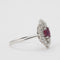 Bague 58 Bague rubis et diamants 58 Facettes