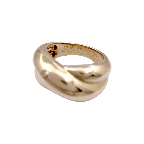 Bague 53 Bague vintage Cartier, "Colisée", or jaune. 58 Facettes 34428