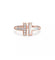 Tiffany & Co. - T Wire Ring aus Roségold, Perlmutt und Diamanten 