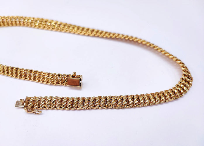 Collier Collier maille américaine OR 18K 58 Facettes COLL.US-1537
