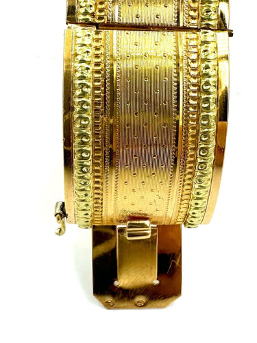 Bracelet Bracelet 19ème, 2 ors 18K et perle 58 Facettes