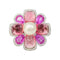 Bague 52 Bague Chanel, "San Marco", or blanc, perle, saphirs roses, tourmalines roses, diamants. 58 Facettes 34030