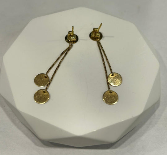 Boucles d'oreilles Paire de boucles d'oreilles or jaune 58 Facettes LP734