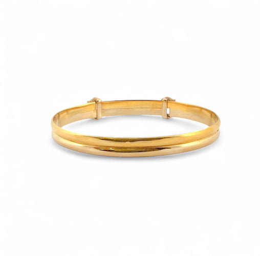 Bracelet Bracelet jonc double C 2 ors et diamants 58 Facettes