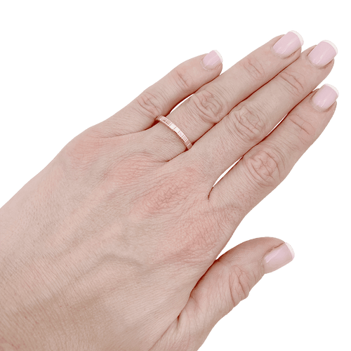 54 Bague Chopard "Ice Cube" or rose. 58 Facettes 34154