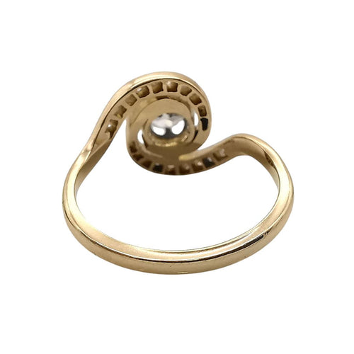 Bague 55 Bague tourbillon or et diamants 58 Facettes