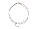Bracelet bracelet DINH VAN impression 15 or blanc 18k diamants 0.2 ct en 58 Facettes 265173