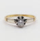 Bague 51 Bague solitaire art deco or 18k diamant de 0,15 carats 58 Facettes A05975