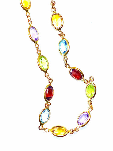 Bracelet Bracelet or jaune et pierres fines 58 Facettes AB351