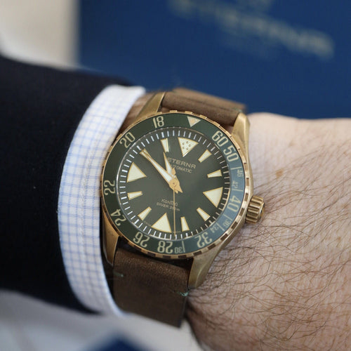 Montre Montre Eterna KonTiki Diver Automatique – Édition Limitée 300 ex – 2019 – Full Set – 43 mm 58 Facettes FB10849