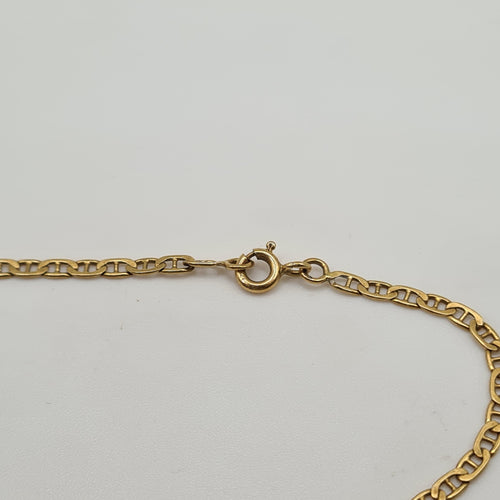 Gourmette or jaune 18 carats 58 Facettes