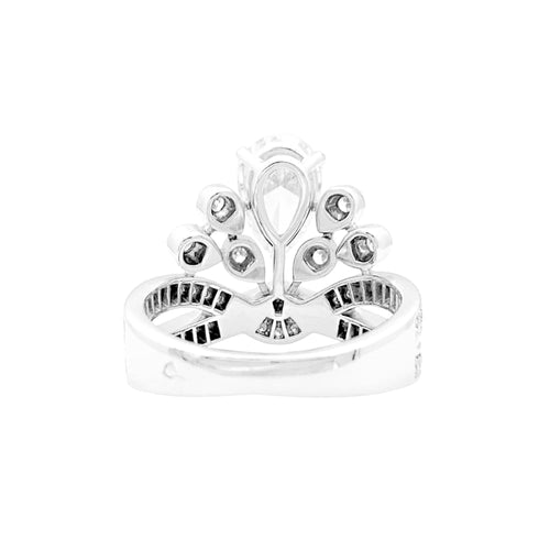 48 Bague Chaumet, "Joséphine Aigrette Impériale", platine et diamants. 58 Facettes 35032