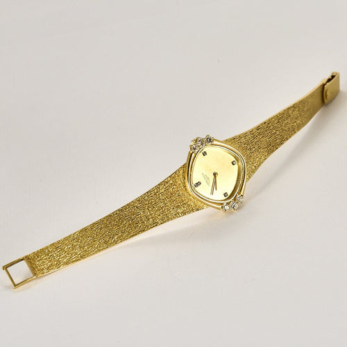 Montre Longines  montre dame en or jaune et diamants 58 Facettes ENG11389