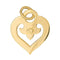 Pendentif O.J. Perrin Pendentif  Cœur Légendes Or jaune 58 Facettes 4566119CN