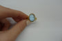 Bague 57 Bague or jaune et topaze cabochon 5 carats 58 Facettes 00023401