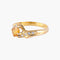 Bague 51 Bague Citrine Diamants 58 Facettes