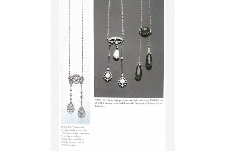 Collier Collier de diamants type Négligé, milieu du XXe siècle 58 Facettes 10276